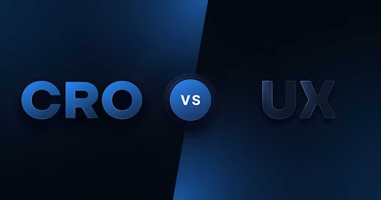 CRO vs. UX CRO vs. UX