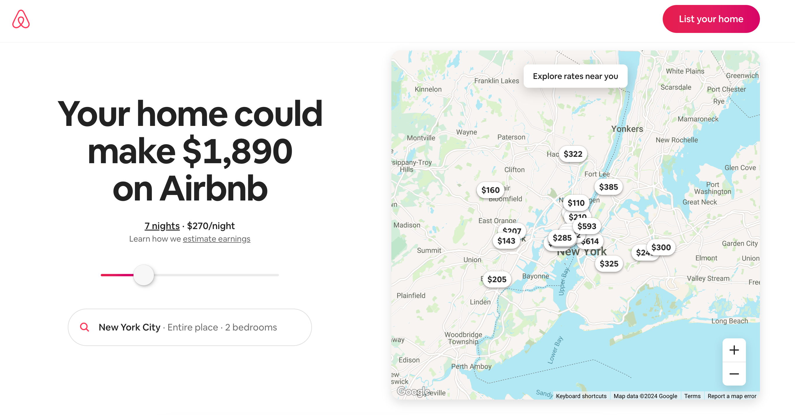 Airbnb Landing Page