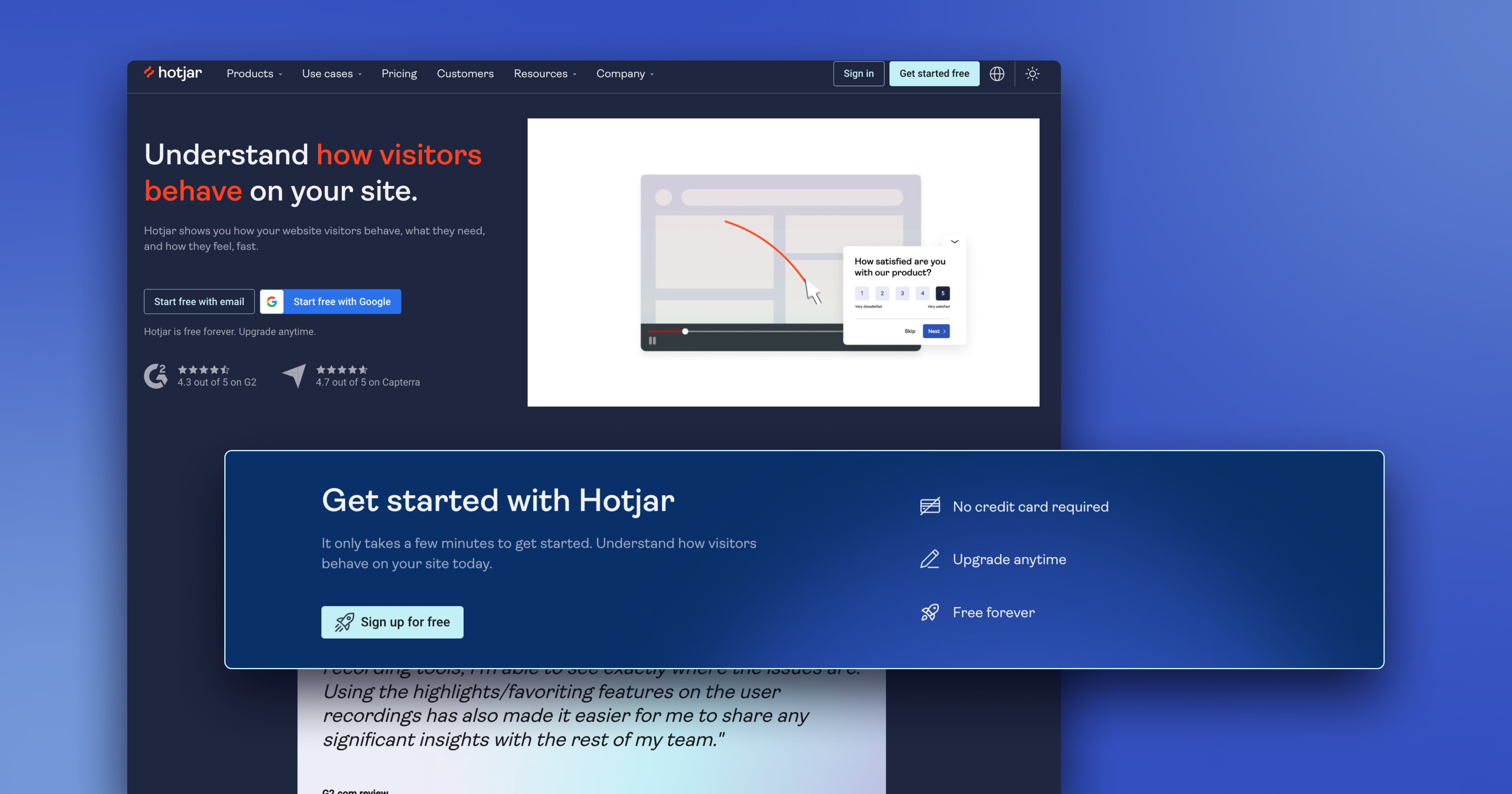 hotjar-landing-page