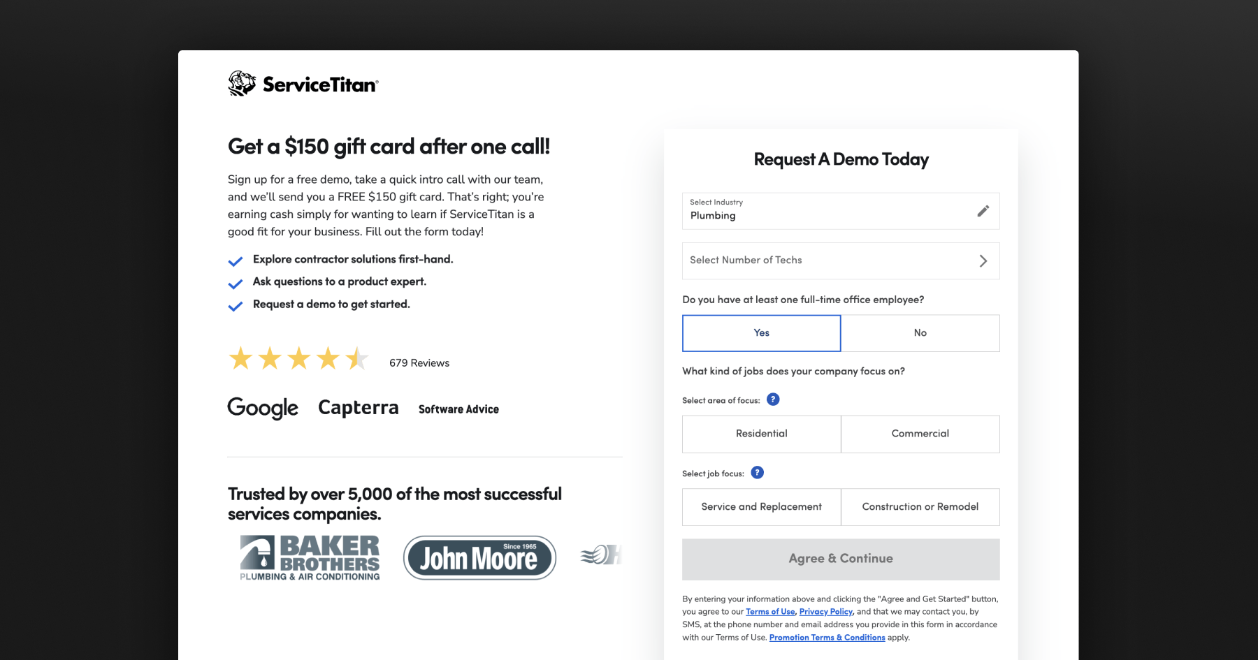 ServiceTitan - Demo page ServiceTitan - Demo page
