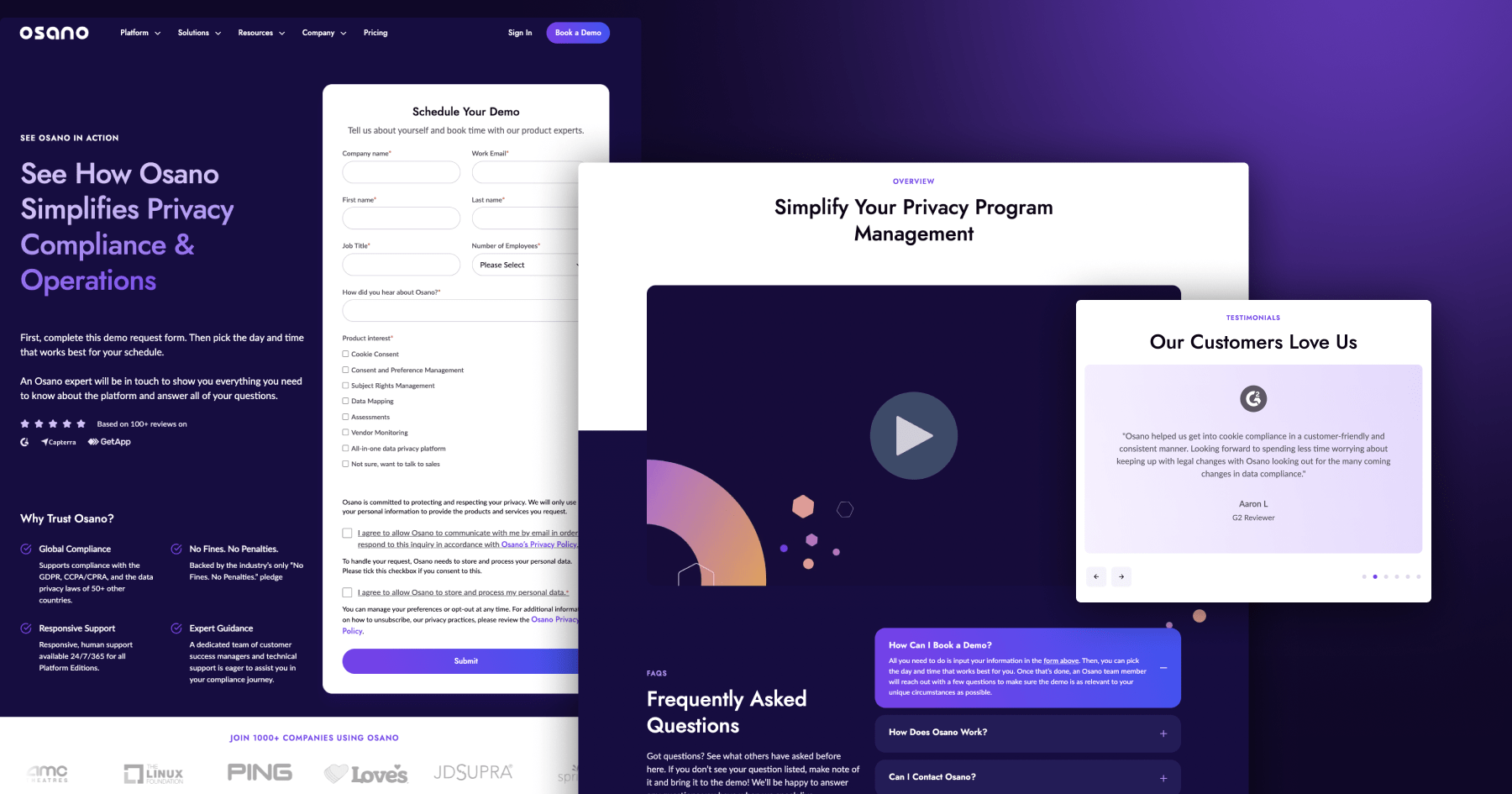 Osano - Demo page v2 Osano - Demo page v2