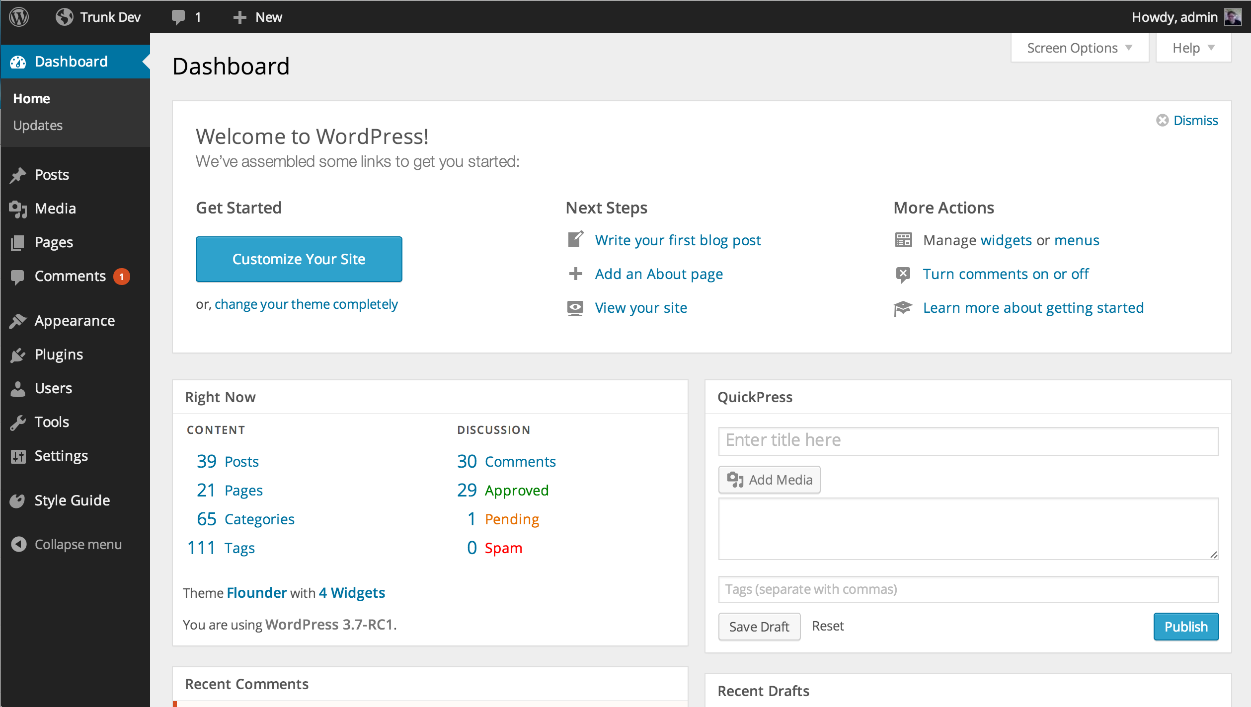 wordpress-admin-panel