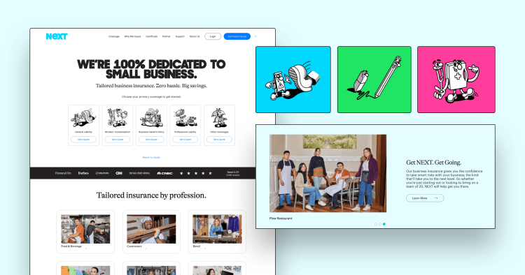 next-insurance-web-design