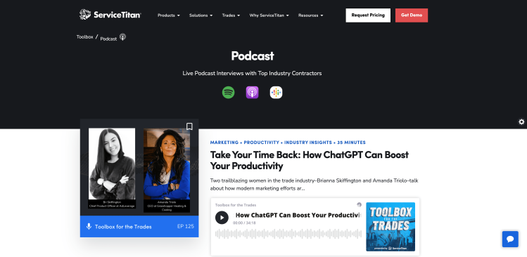 servicetitan-podcast-listing-page
