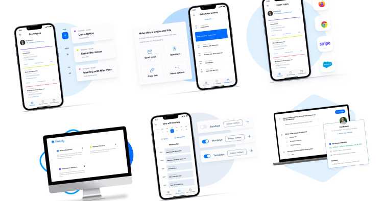 Devices collage Calendly Devices collage Calendly