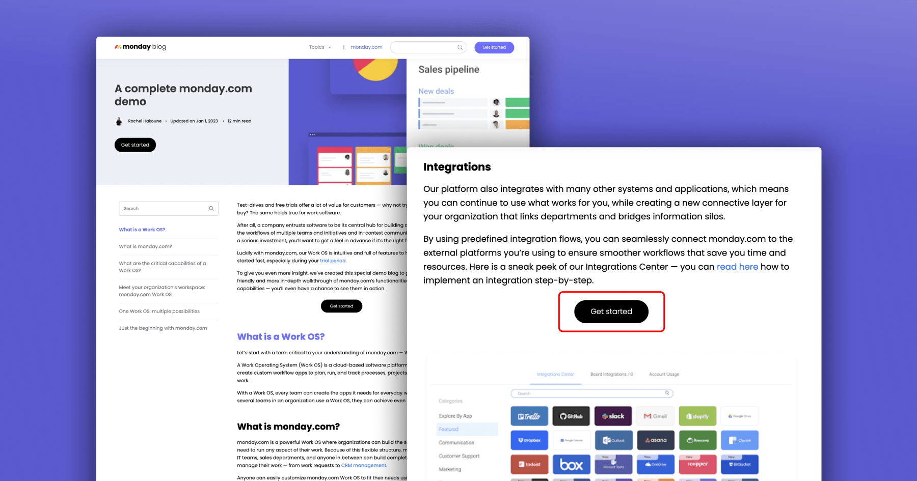 Monday - Demo page Monday - Demo page