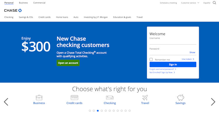 chase bank homepage chase bank homepage