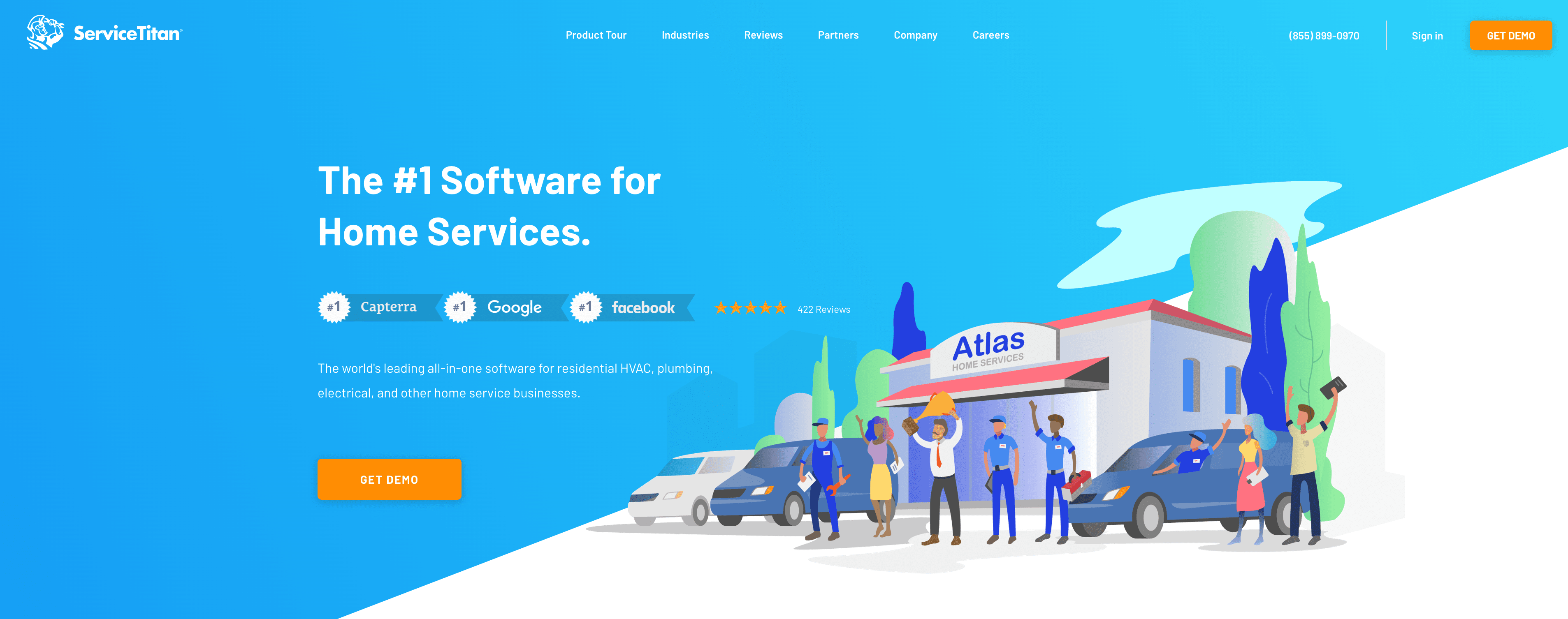 ServiceTitan Original Homepage