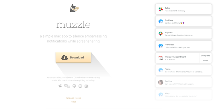 Muzzle Landing Page Muzzle Landing Page