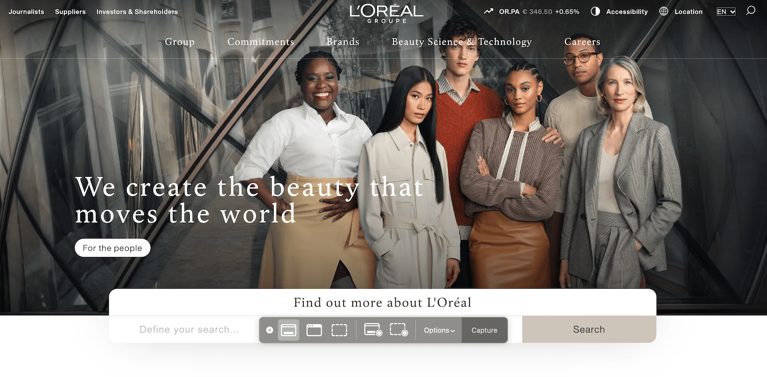 loreal homepage loreal homepage