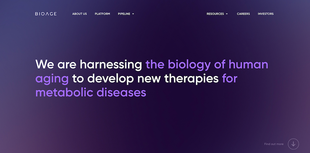 bioage homepage bioage homepage