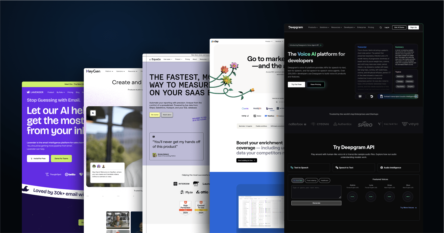 examples of best startup website design