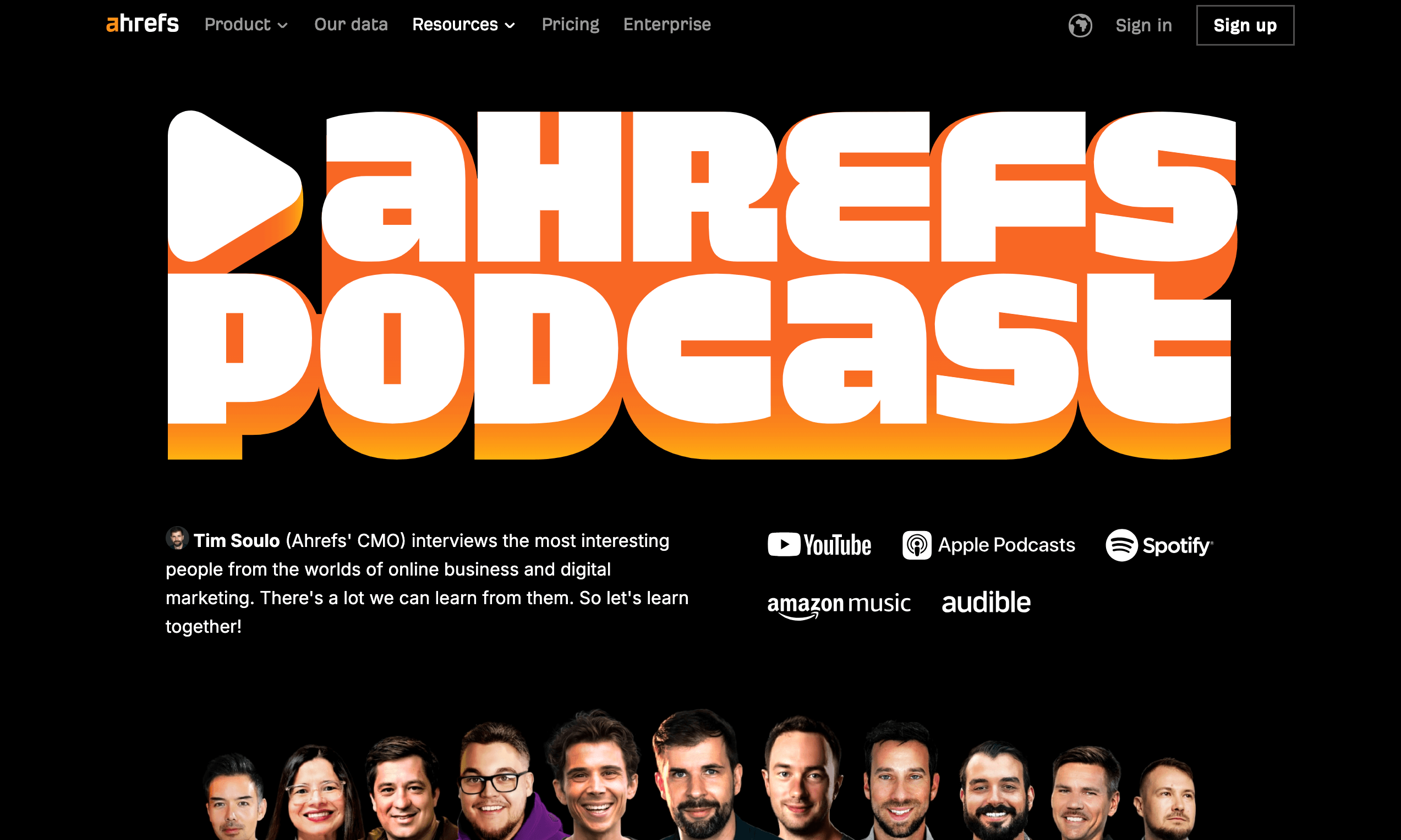 ahrefs podcast