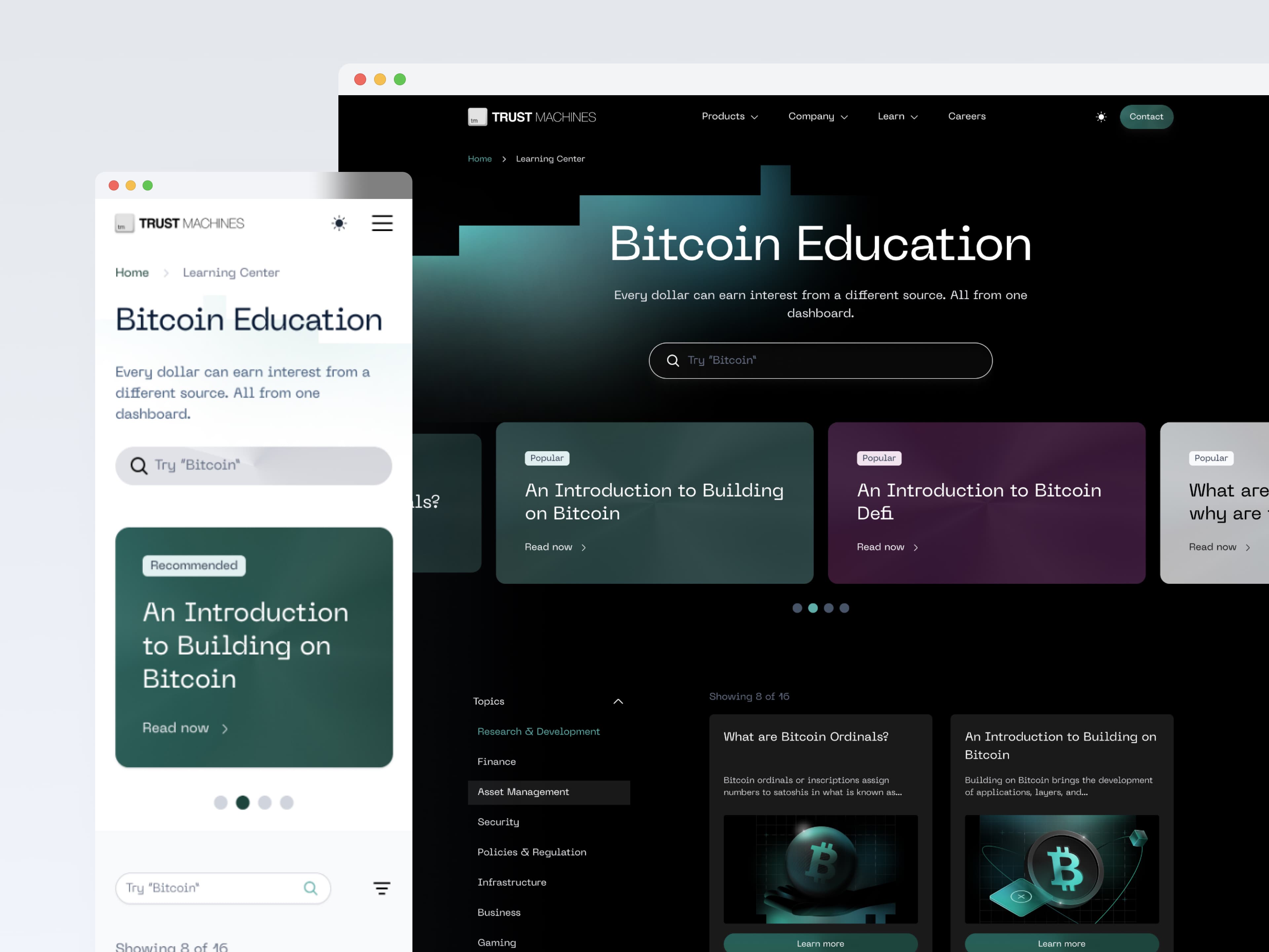 Trust Machines Learn Center