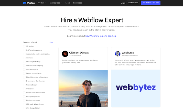 webflow expert partners webflow expert partners