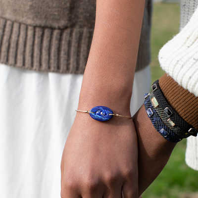 Our third Auverture United bracelet, the Lapis Blue, is now available