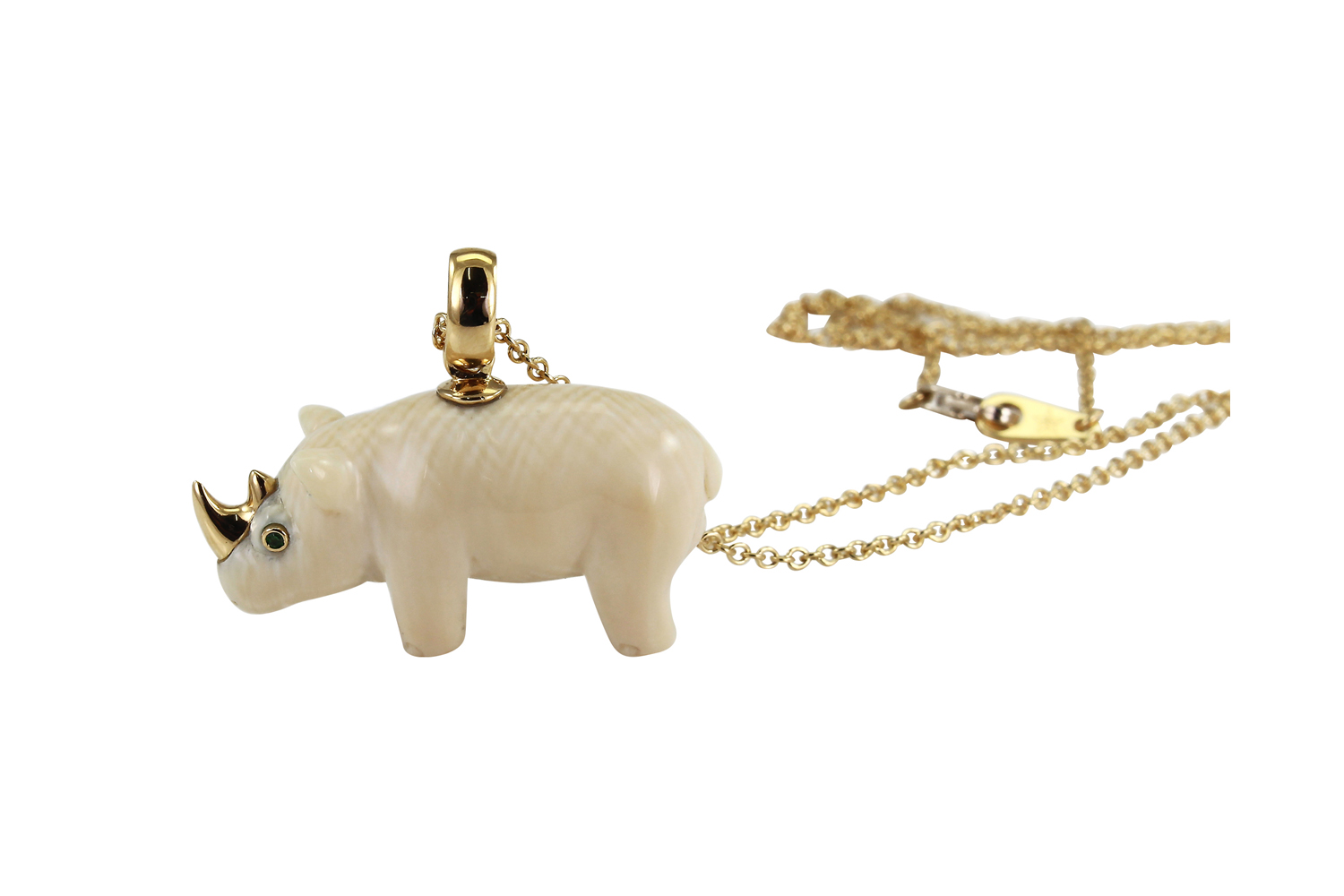 tiffany rhino necklace