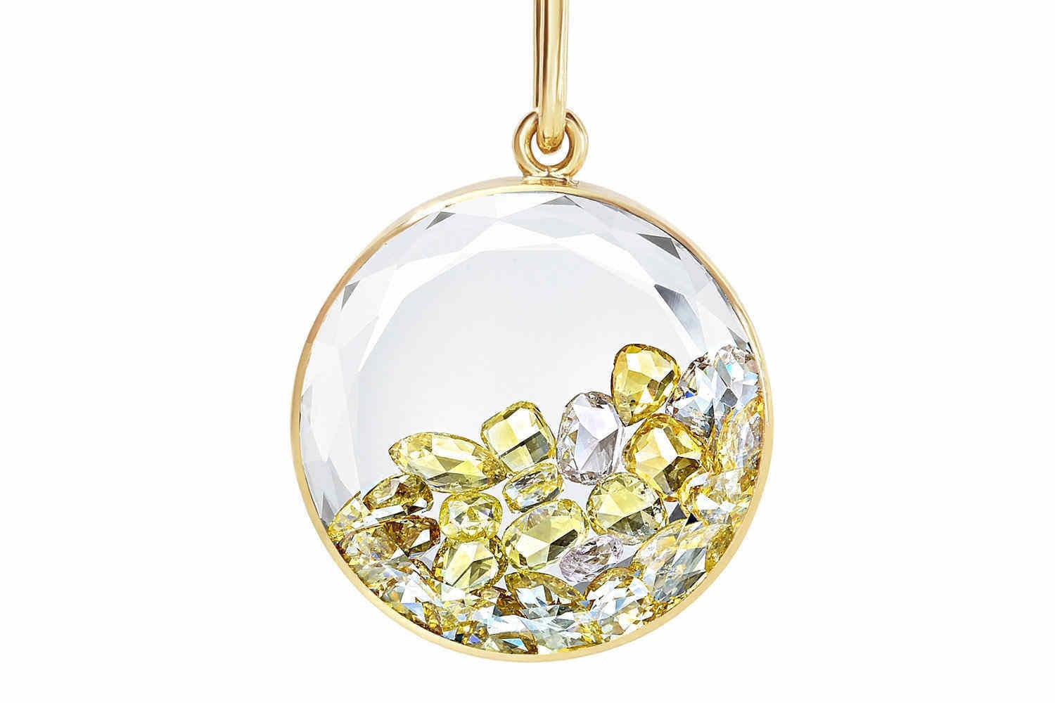 diamond shaker pendant