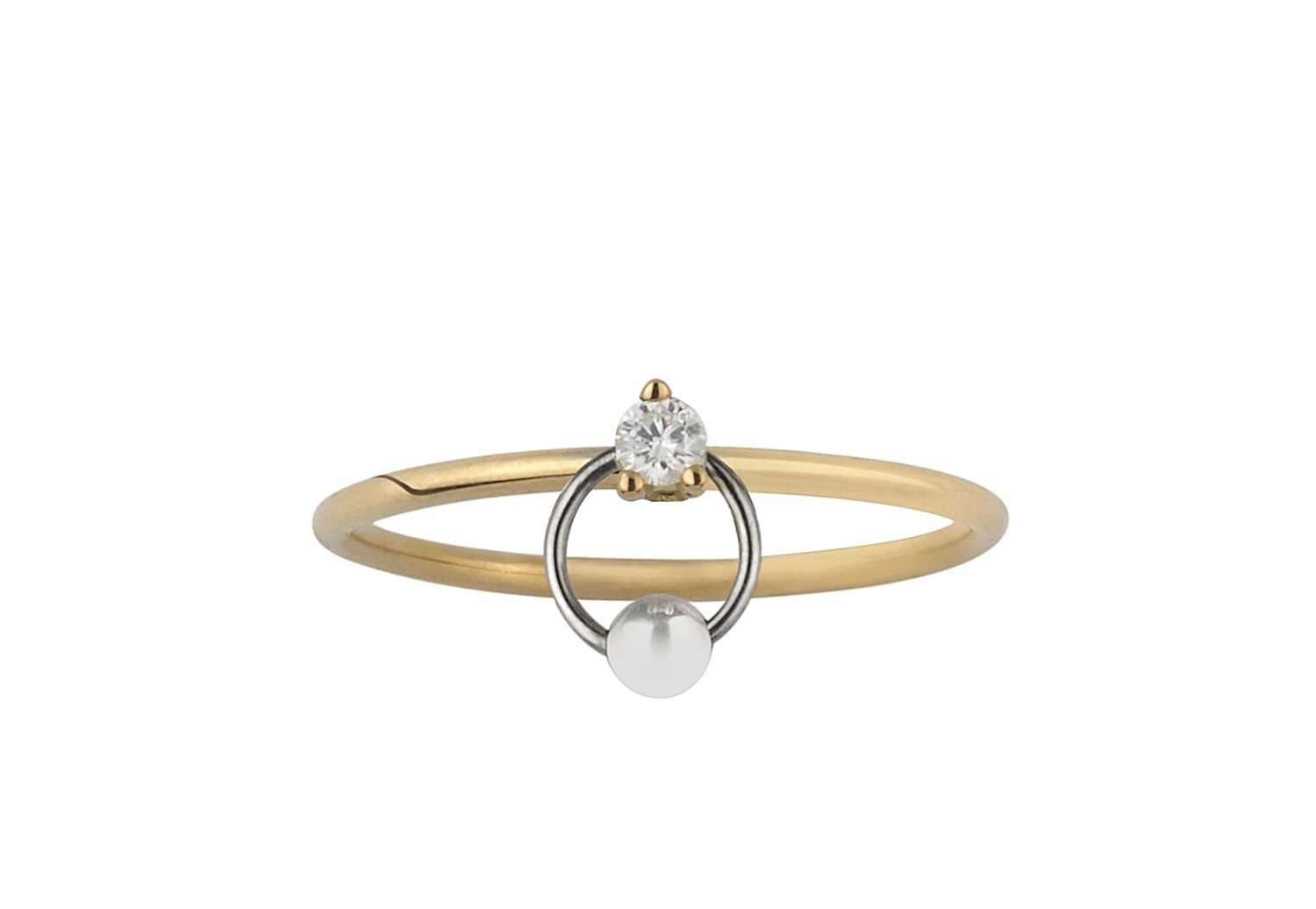 Two In One Ring Piercing Auverture Two In One Ring Piercing Auverture