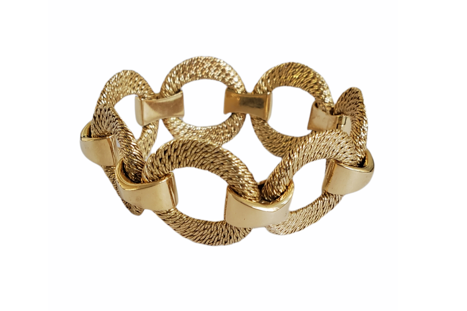 George Lenfant Gold Link Bracelet 