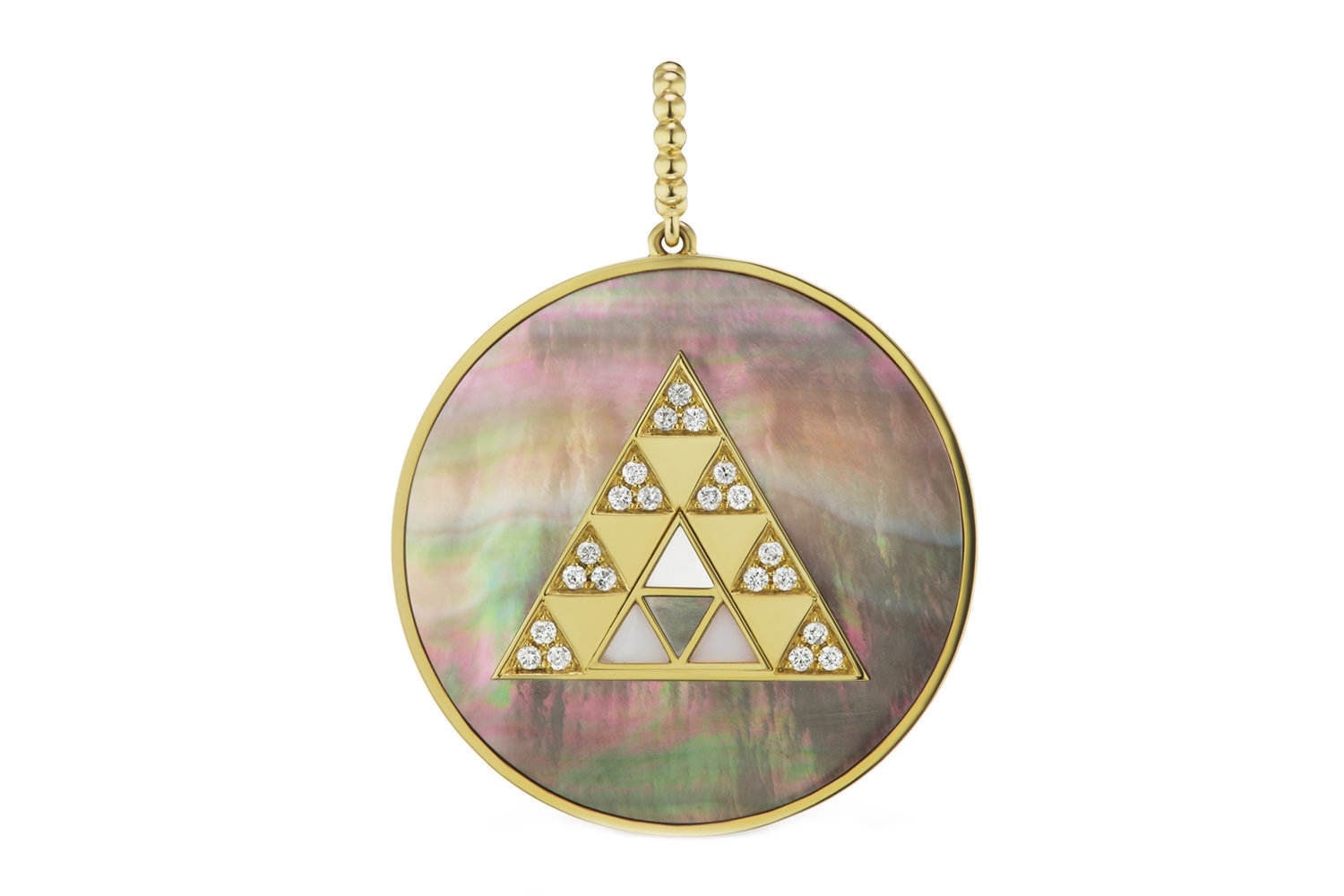 mother of pearl medallion