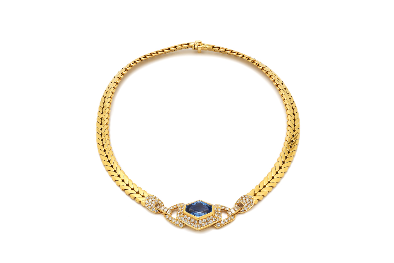 cartier blue necklace