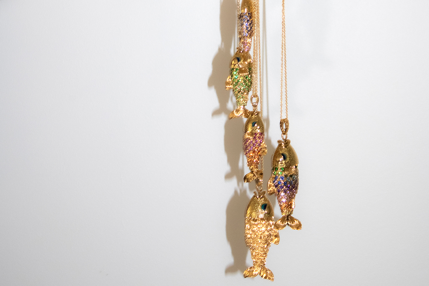 Golden Big Fish Necklace - Fine 