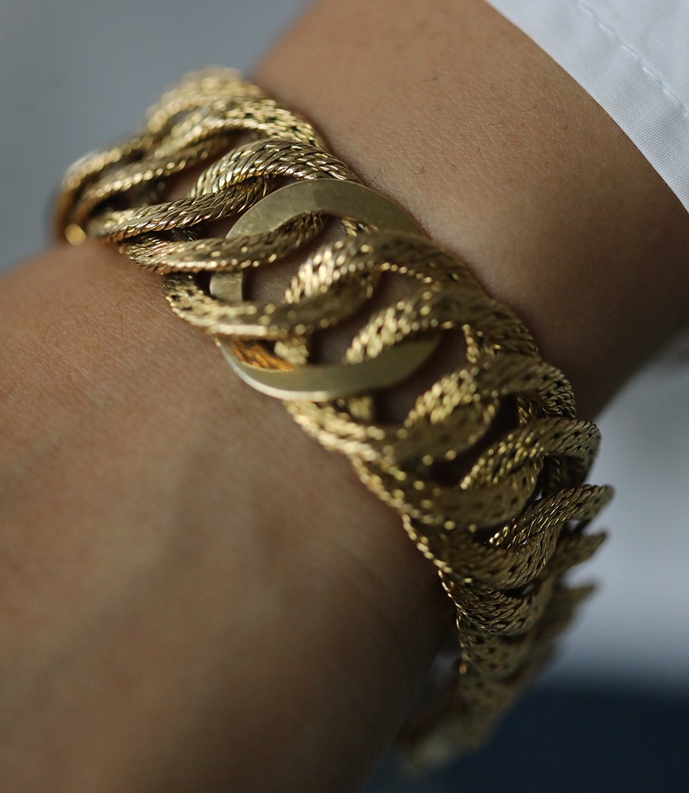 1960s Gold Link Bracelet - Fine 