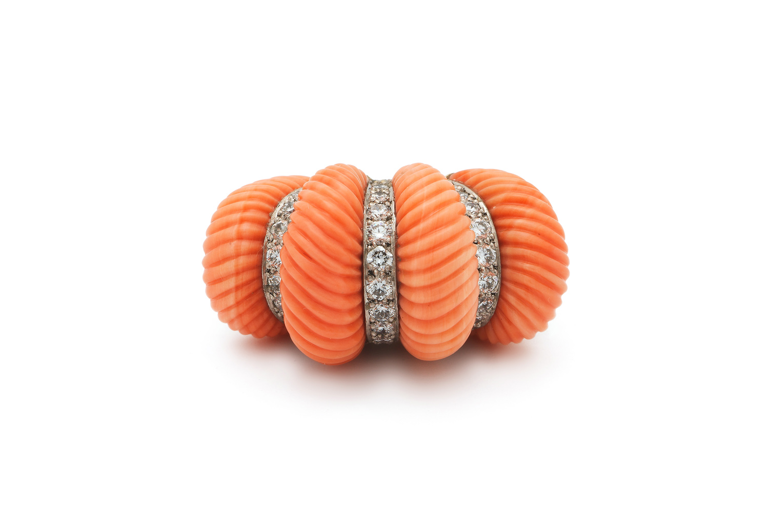 cartier coral ring