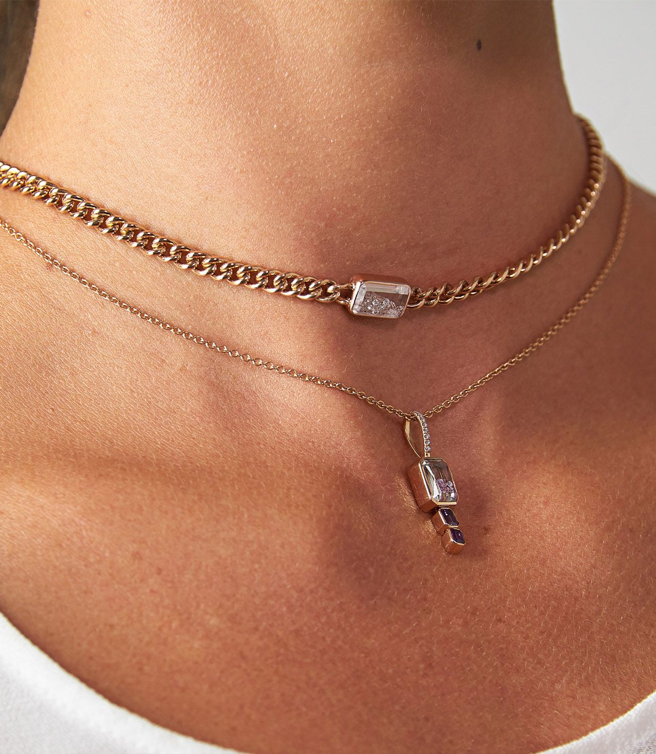 Unidinho Curb Chain Choker - Fine 