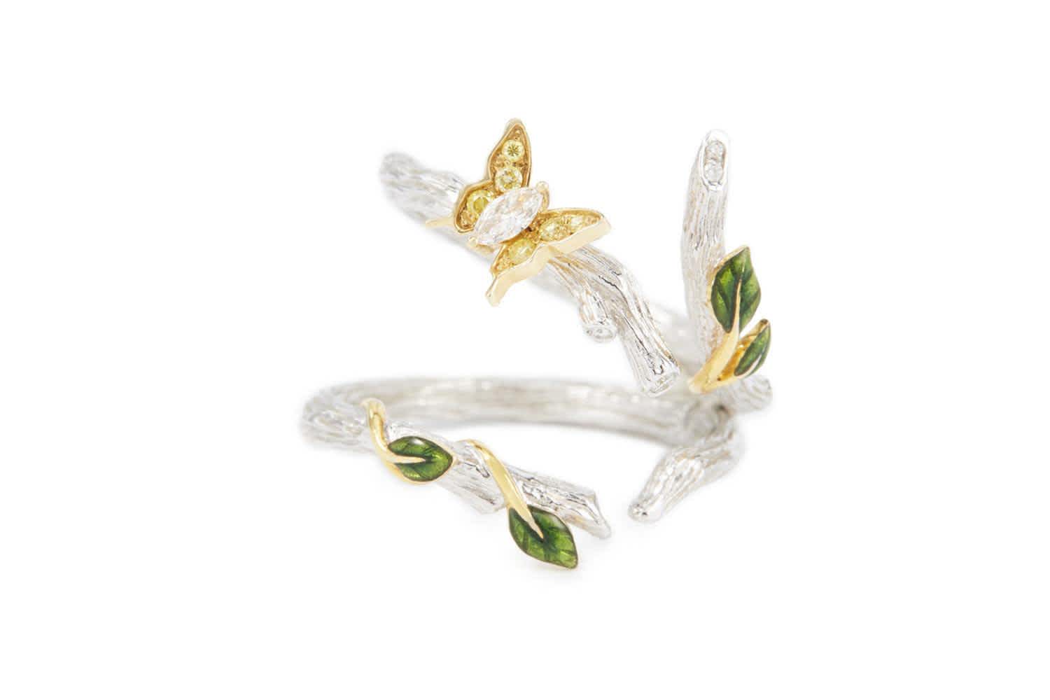 Little Yellow Butterfly Ring By Heting Fine Jewellery Auverture