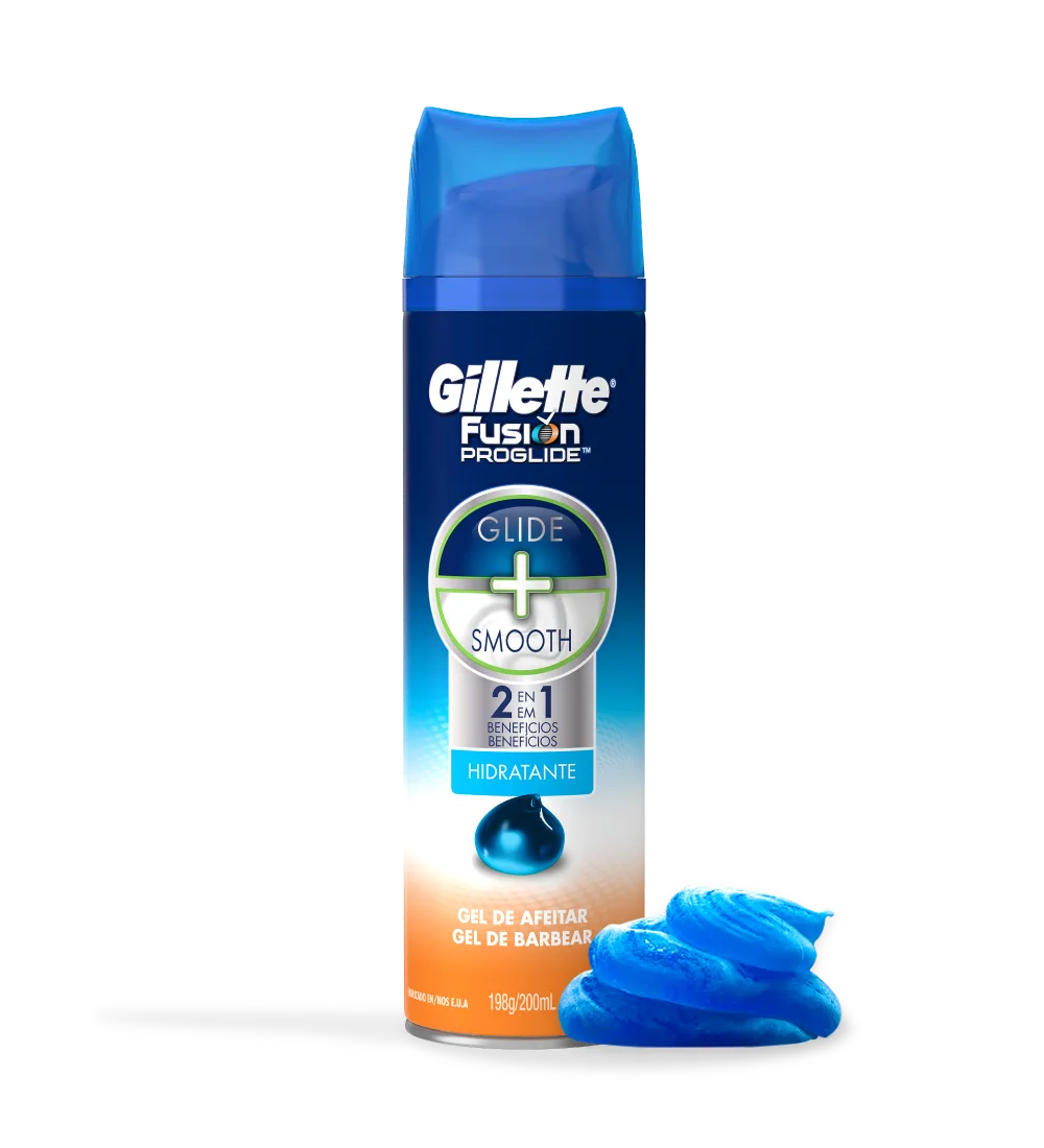  Gillette Fusion Proglide 2 En 1 Hidratante Gel Para Afeitar