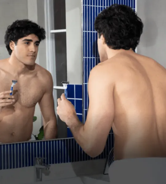 ¿Cómo eliminar los pelos de la espalda con rasuradora?- Imagen de la barra de menú del encabezado