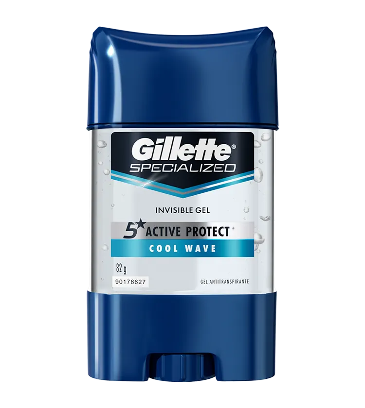 Gel Invisible Antitranspirante Gillette Cool Wave