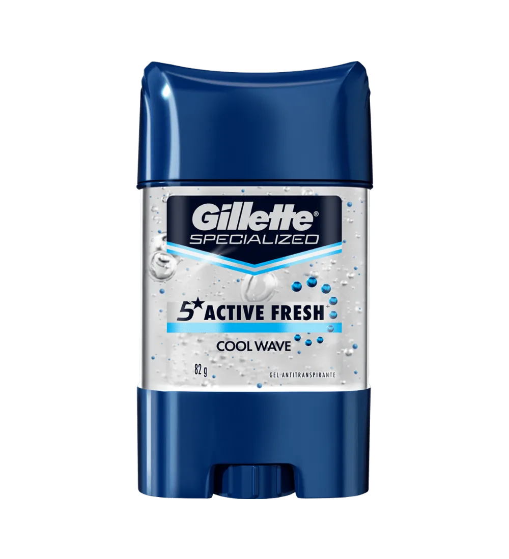 Gel Antitranspirante Gillette Active Fresh Cool Wave