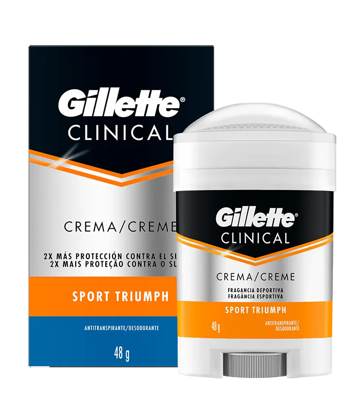 Crema Antitranspirante Clinical Gillette Sport Triumph