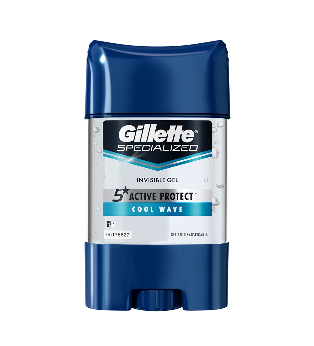 Gel Invisible Antitranspirante Gillette Cool Wave