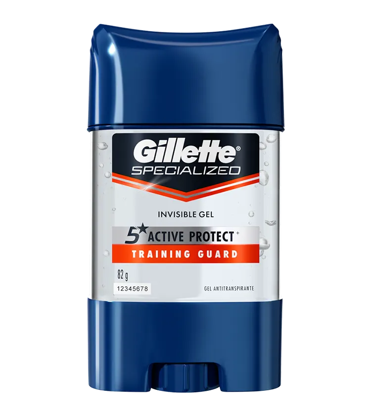 Gel Invisible Antitranspirante Gillette Training Guard