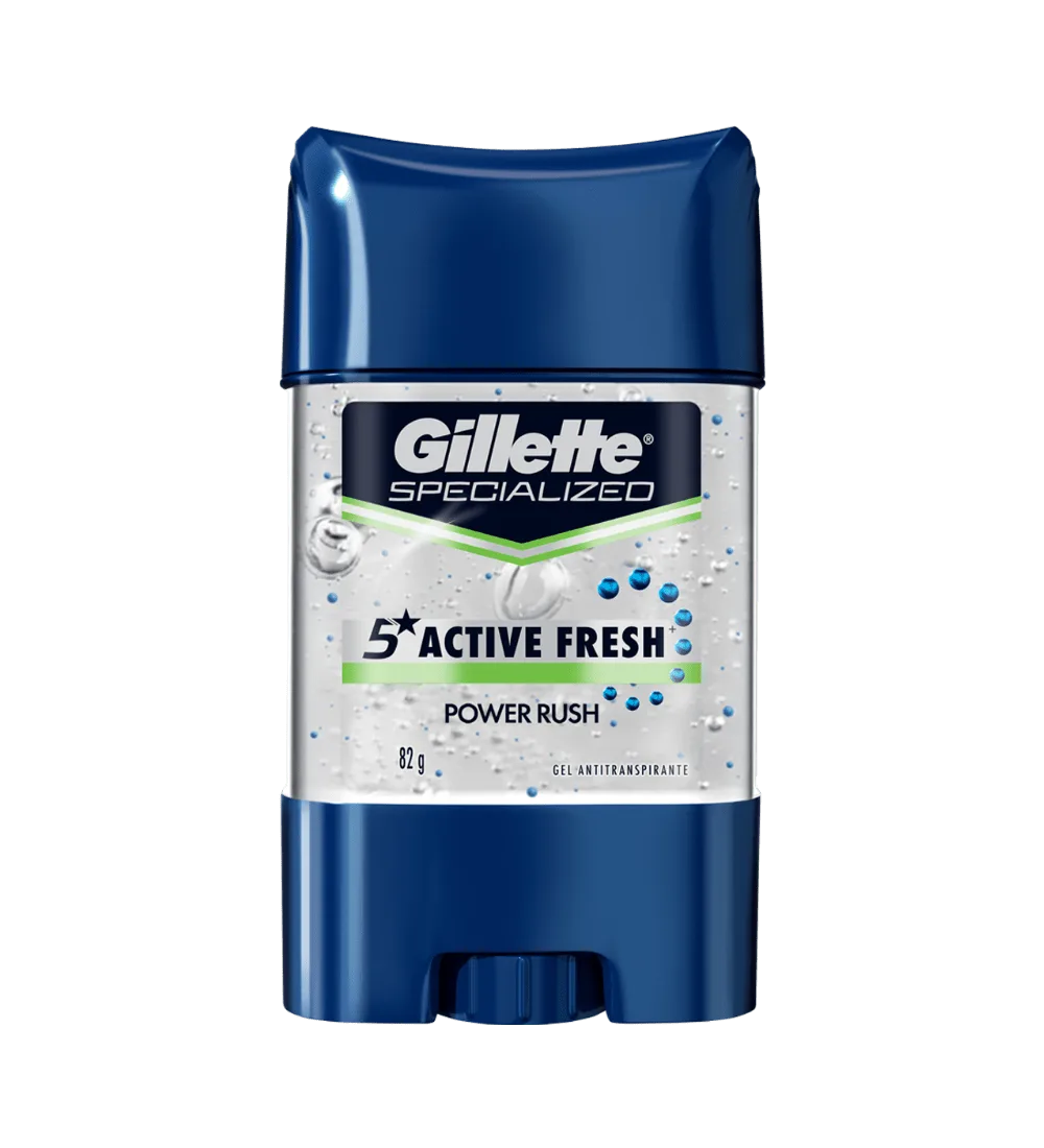 Gel Antitranspirante Gillette Active Fresh Power Rush