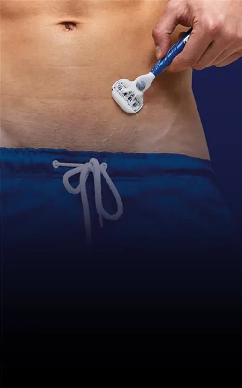 O terceiro banner na página inicial da Gillette Brasil mostra o MACH3 Corpo