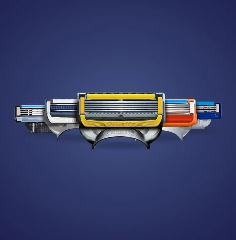 Lâminas de barbear Gillette