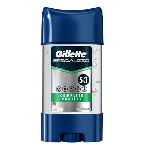 Gel Invisible Antitranspirante Gillette Complete Protect 5 en 1