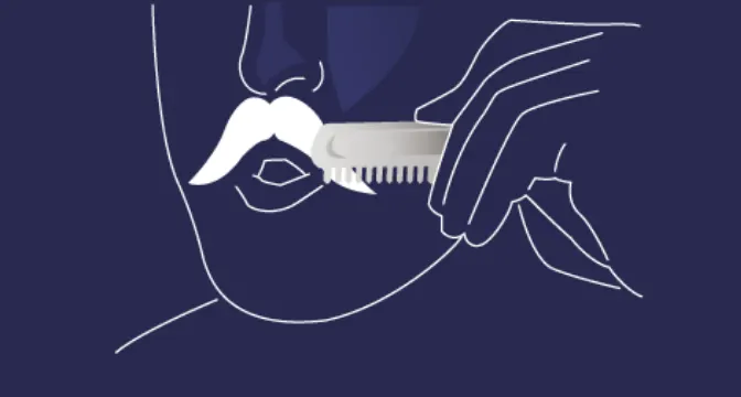 Cuida y recorta los bigotes en pasos sencillos