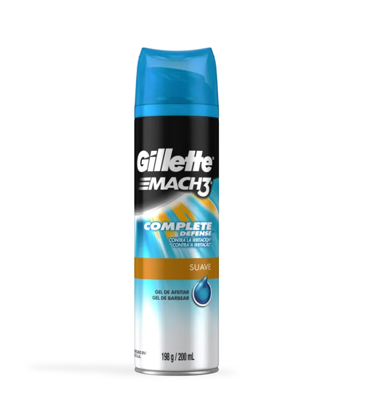 Cartão de produto ADP de Gel De Barbear Gillette<sup>&reg;</sup> MACH3<sup>&reg;</sup> Suave