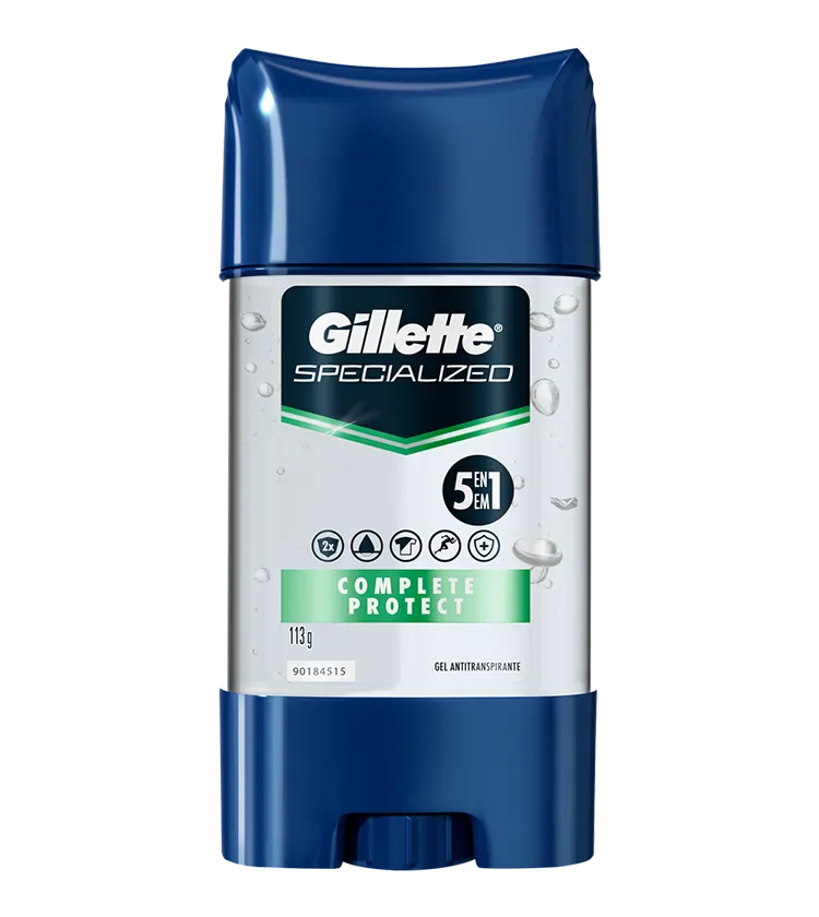 Gel Invisible Antitranspirante Gillette Complete Protect 5 en 1