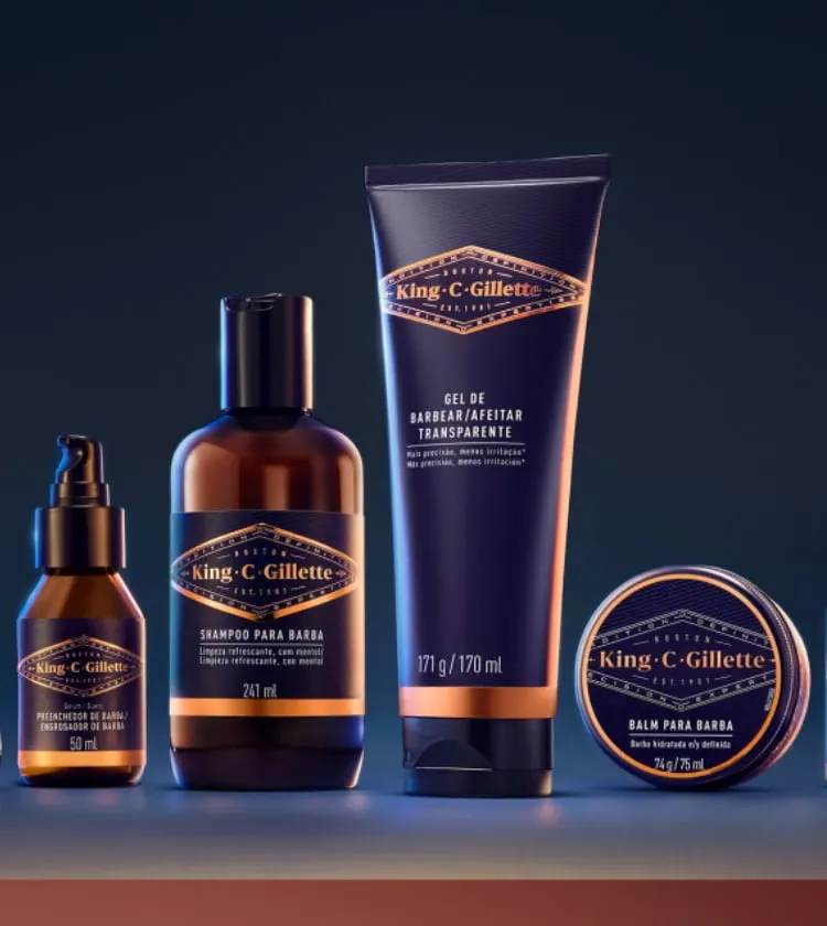 Produtos Gillette para deixar a barba crescer