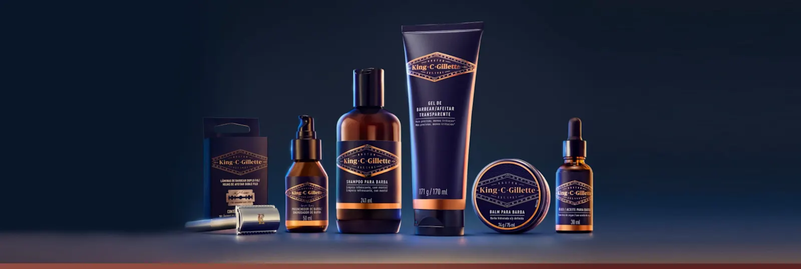 Produtos Gillette para deixar a barba crescer