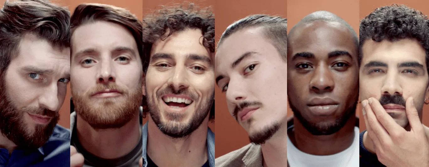 Estilos de barba usando King C. Gillette