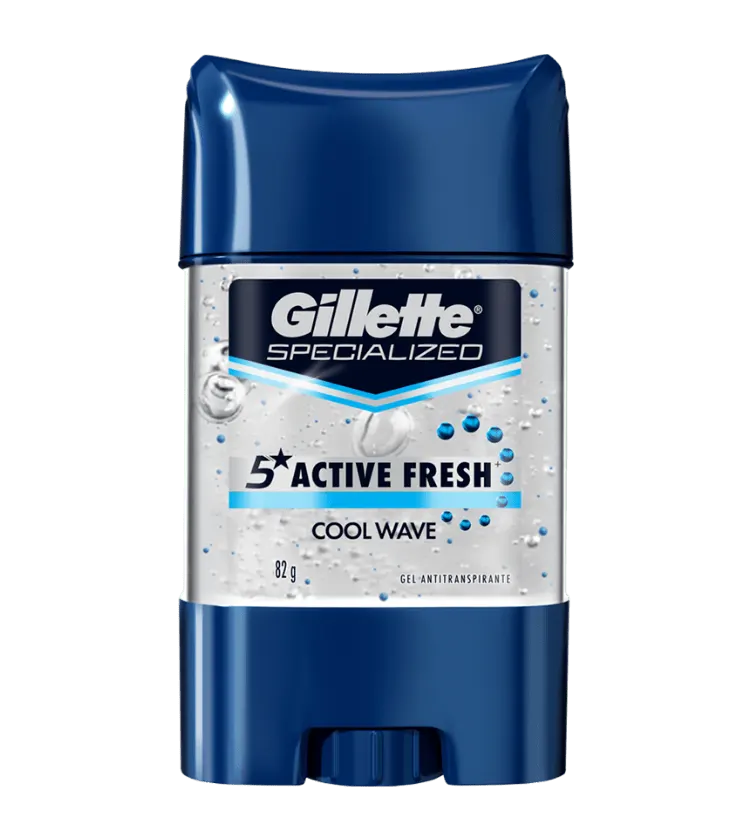 Gel Antitranspirante Gillette Active Fresh Cool Wave
