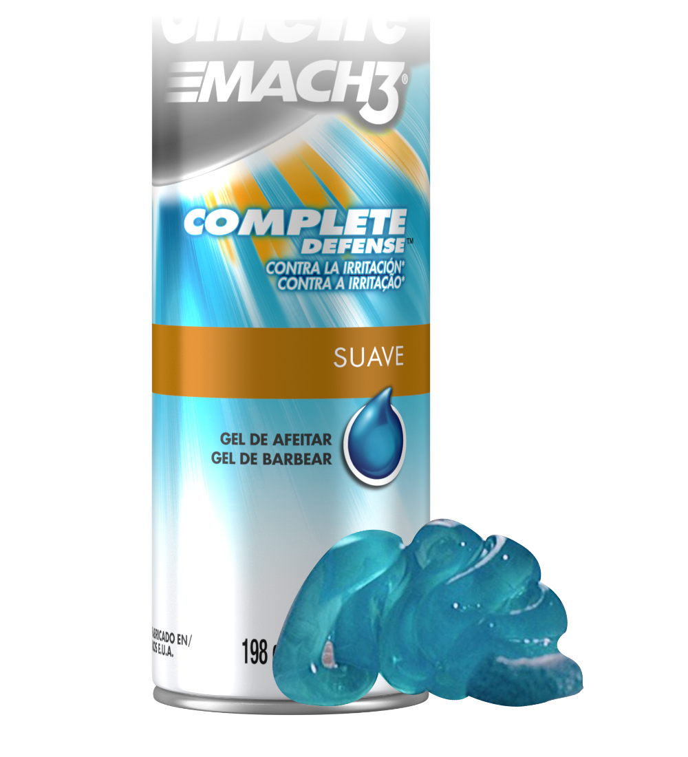 Gel de barbear Gillette MACH3 Extra Comfort com 198 g e 71 g